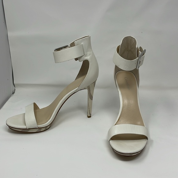 Calvin Klein Stiletto ankle strap pump size 9M - Picture 3 of 13